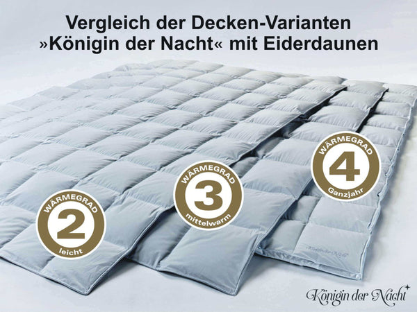 Eiderdaunendecke »Königin der Nacht«