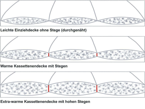 Premium Gänsedaunen-Bettdecke »Träumchen«