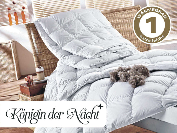 Eiderdaunendecke »Königin der Nacht«
