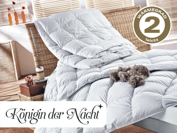Eiderdaunendecke »Königin der Nacht«